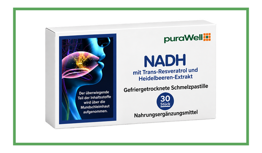 NADH mit Trans-Resveratrol und Heidelbeeren-Extrakt (30 Stück)